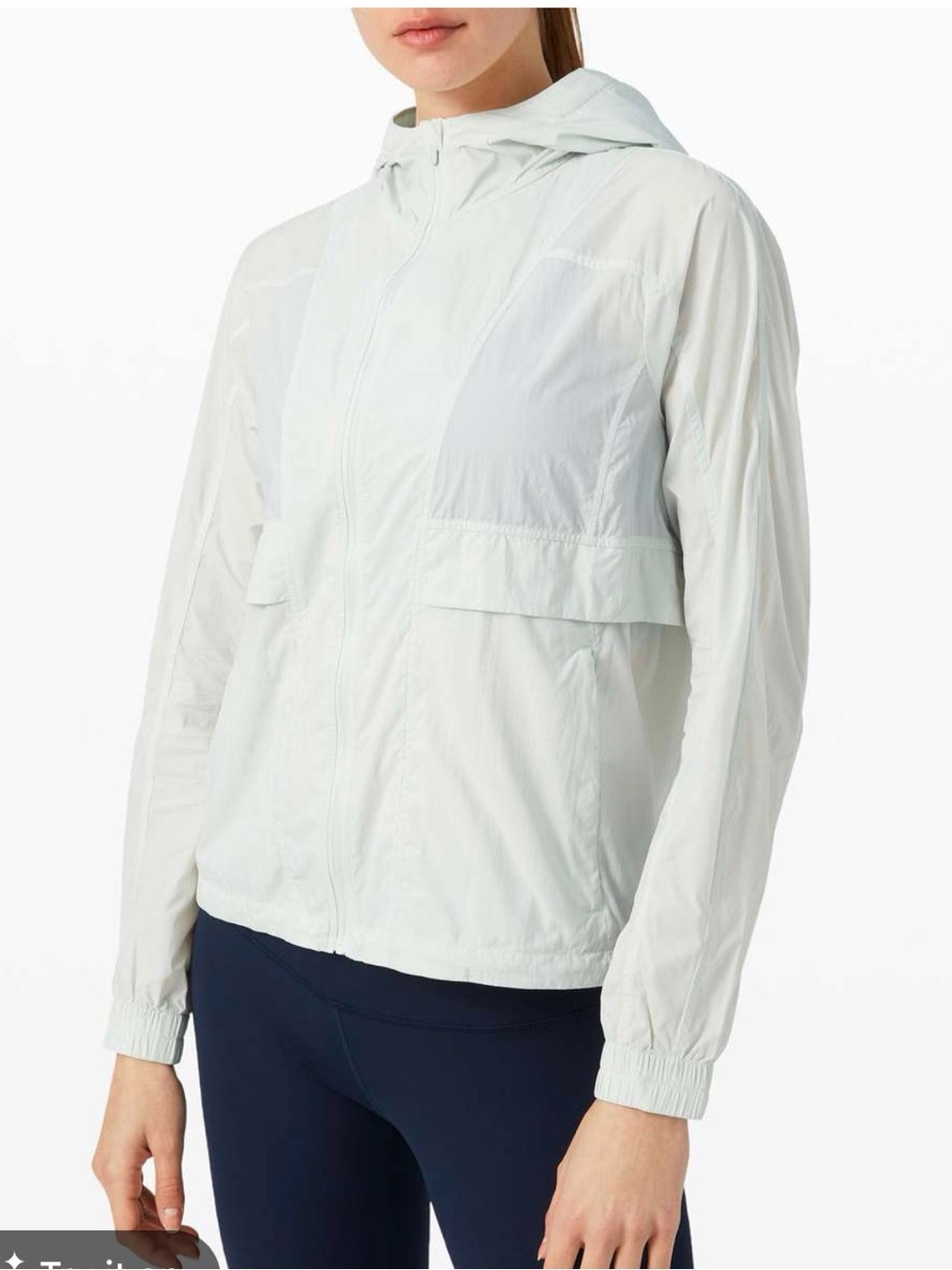 Lululemon Hood-Lite Relaxed-Fit Jacket / Gray / Size 4 / small